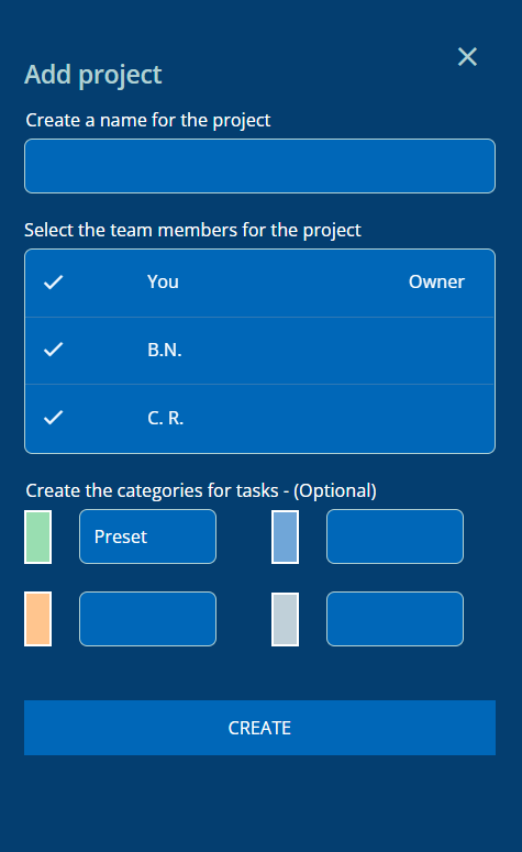 Create project